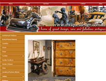 Tablet Screenshot of antiquesdesign.com.au